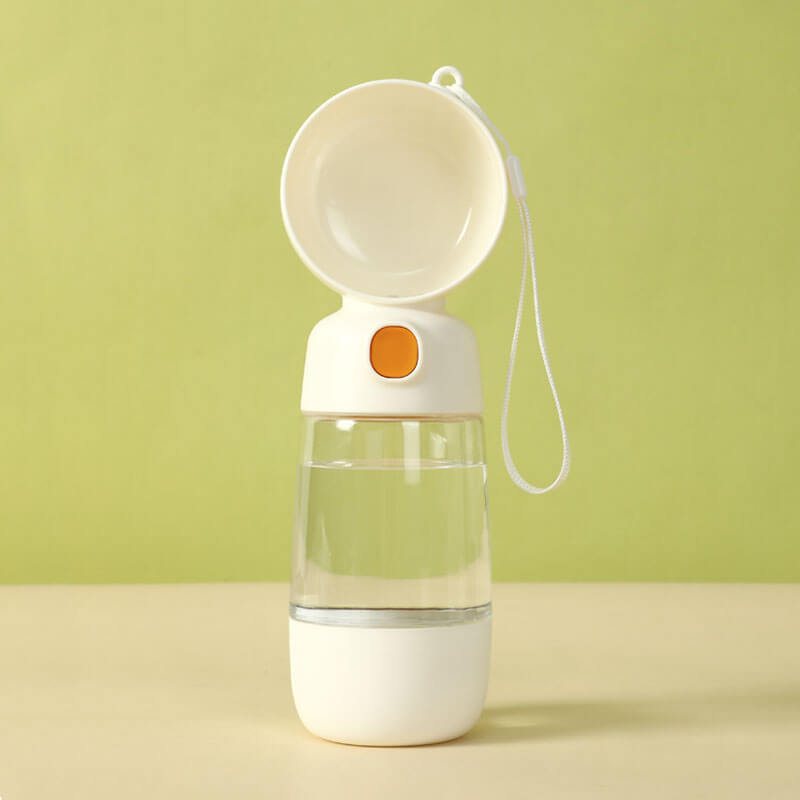 2-in-1 Portable Dog Water Bottle with Food Cup