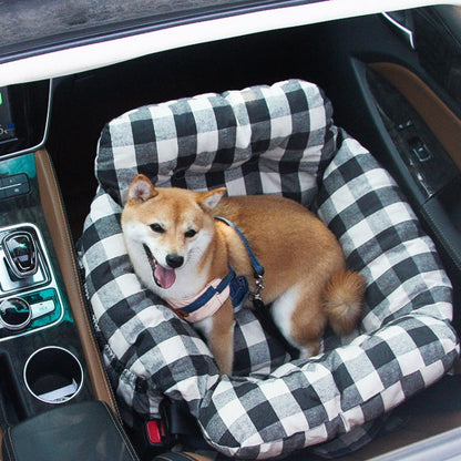 Portable ISOFIX Dog Car Seat Bed with LATCH Anchors