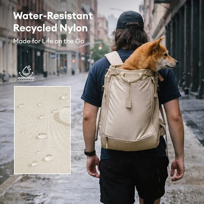 Dog Carrier Backpack for Travel and Bike Rides