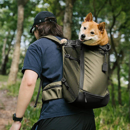 Dog Carrier Backpack for Travel and Bike Rides