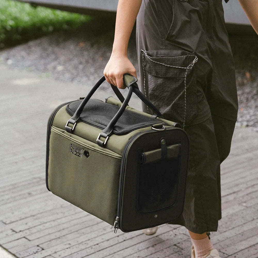 Airline-Style Soft Sided Pet Carrier for Cats and Dogs
