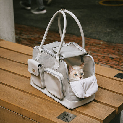 Lightweight Breathable Mesh Pet Carrier