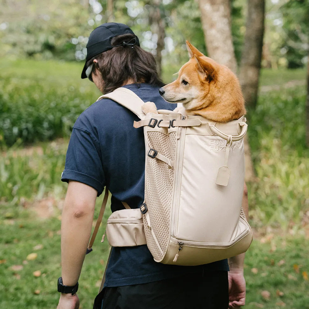 Dog Carrier Backpack for Travel and Bike Rides