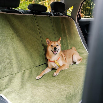 Waterproof Soft Dog Car Seat Protector Cover Gray-Back Seat