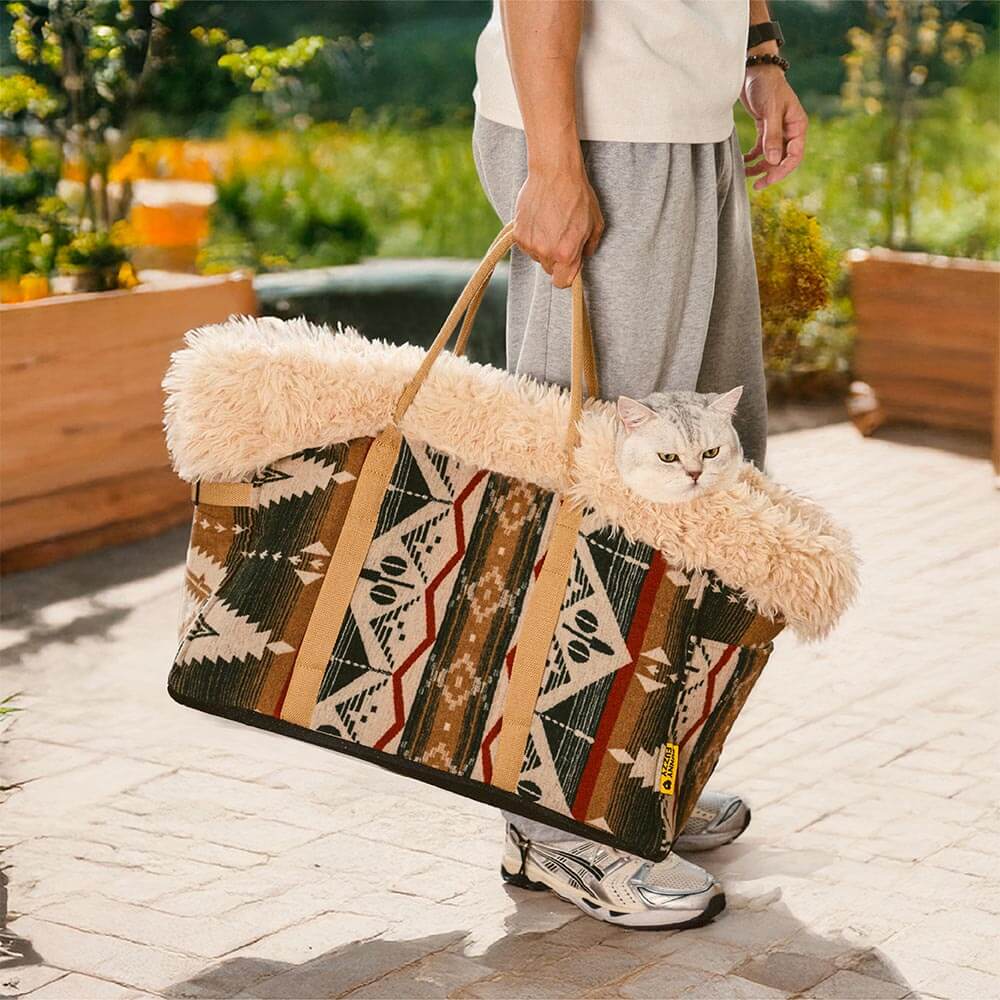 Reversible Pet Carrier and Dog Snuggle Sleeping Bag