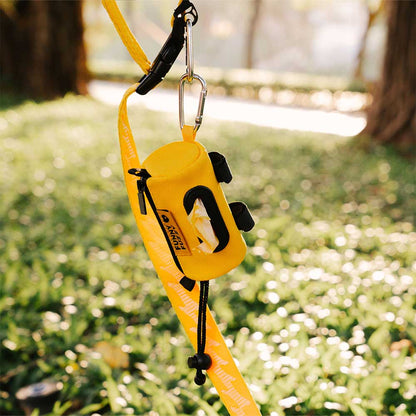 Waterproof Leash-Attach Poop Bag Dispenser Blue