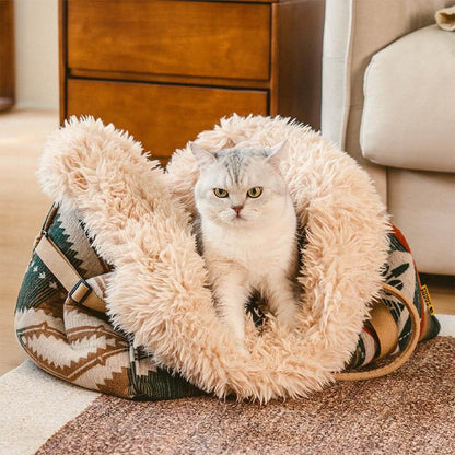 Reversible Pet Carrier and Dog Snuggle Sleeping Bag