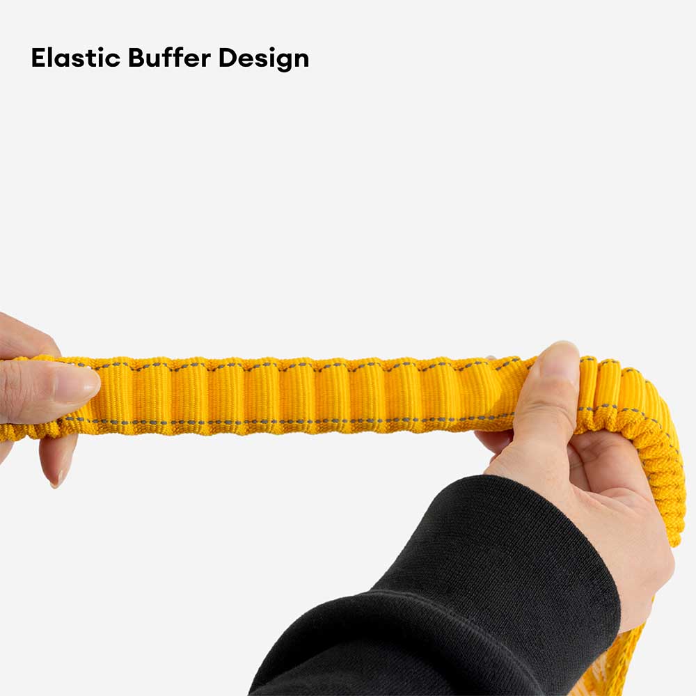 Reflective Adjustable Nylon Dog Leash with Soft Handle