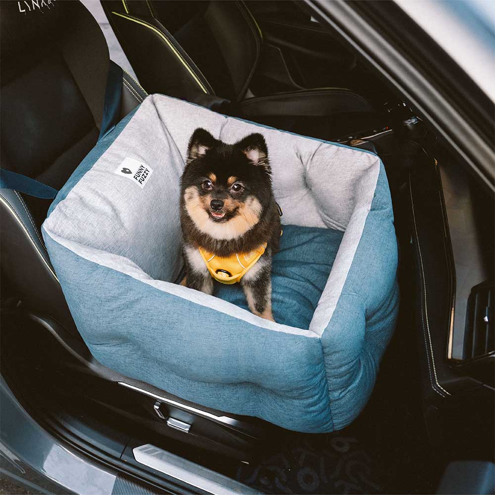 Waterproof Elevated ISOFIX Dog Car Seat Bed