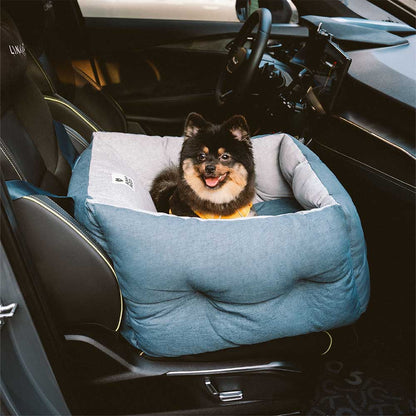 Waterproof Elevated ISOFIX Dog Car Seat Bed