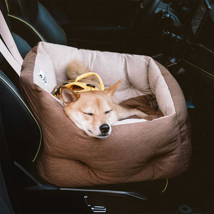 Waterproof Elevated ISOFIX Dog Car Seat Bed