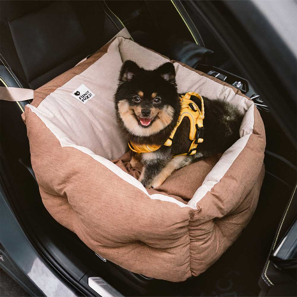 Waterproof Elevated ISOFIX Dog Car Seat Bed