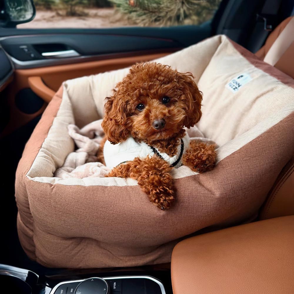 Waterproof Elevated ISOFIX Dog Car Seat Bed
