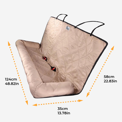Convertible Dog Bed Car Seat Cover Super Waterproof Olive Green X-Large