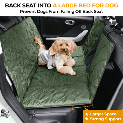 Folding Waterproof Dog Back Seat Bed