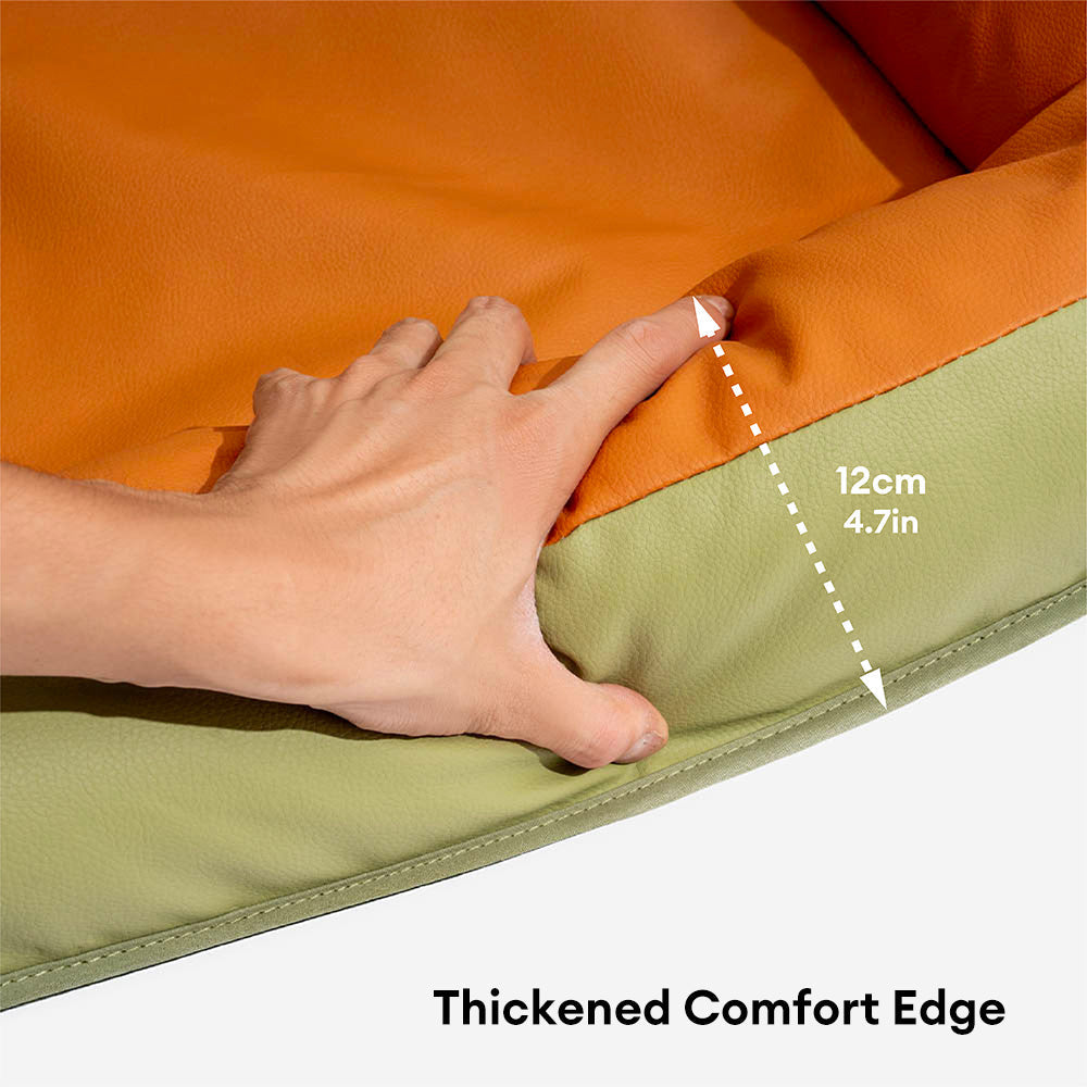 Waterproof Anti-Slip Dog Car Seat Cover Khaki-Standard