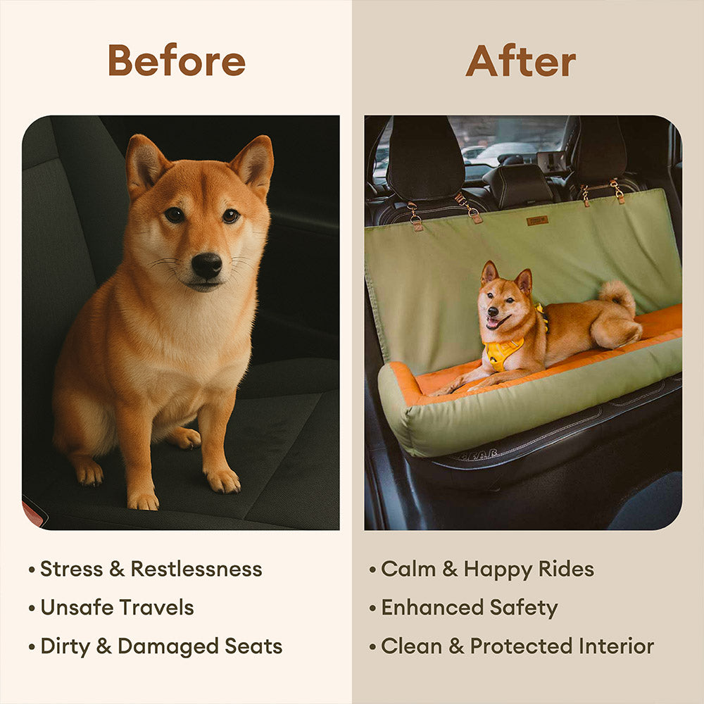 Waterproof Anti-Slip Dog Car Seat Cover