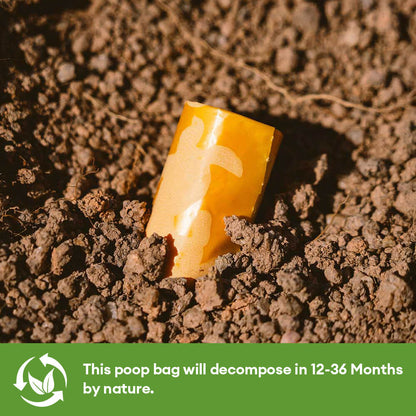 Lemon Scented Recycled Dog Poop Bags 2 Poop Bag Sets(Total 240 count)