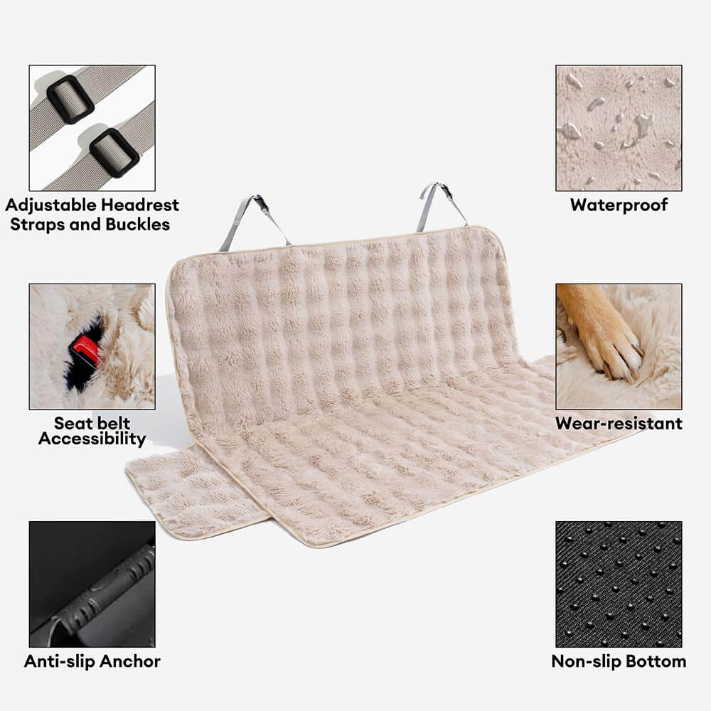Fluffy Pet Blanket and Car Seat Protector