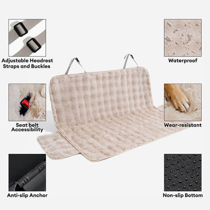 Fluffy Pet Blanket and Car Seat Protector