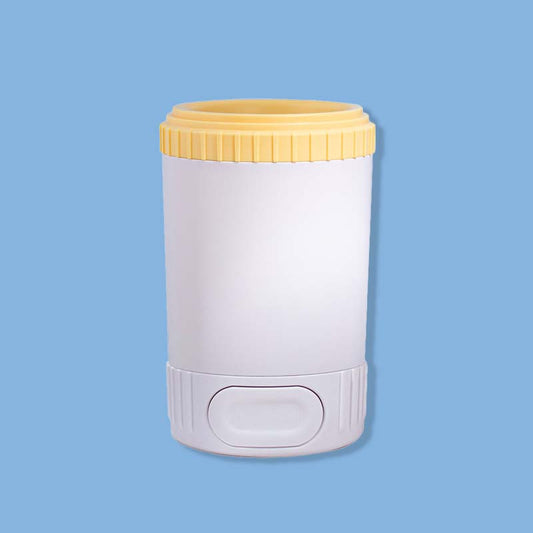Portable Dog Paw Cleaner Cup Yellow