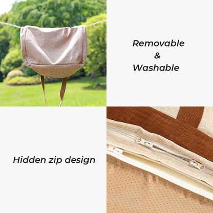 Light Coffee Waterproof Dog Car Seat Bed