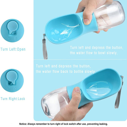 3-in-1 Portable Dog Walking Water Bottle