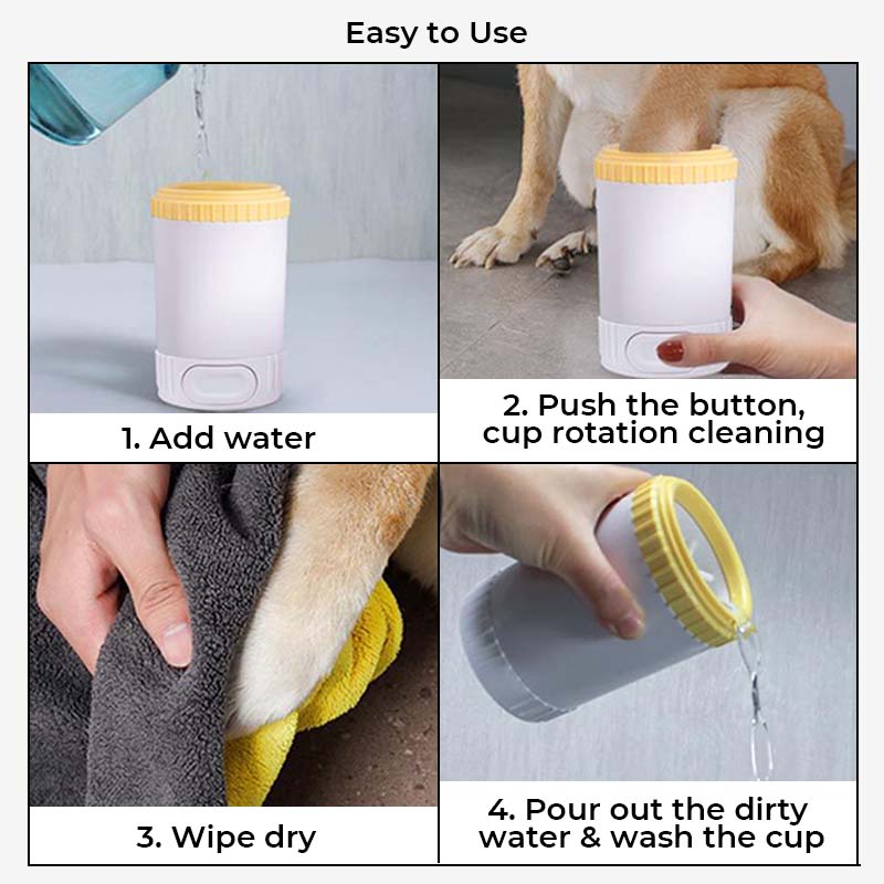 Portable Dog Paw Cleaner Cup