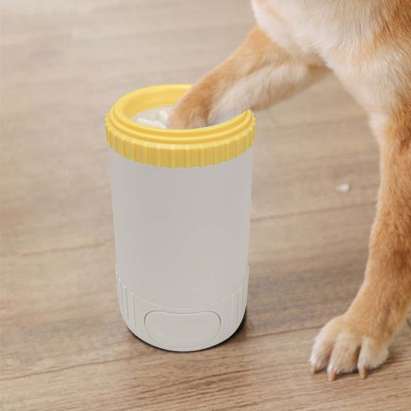 Portable Dog Paw Cleaner Cup Grey
