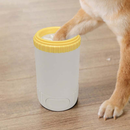 Portable Dog Paw Cleaner Cup Grey