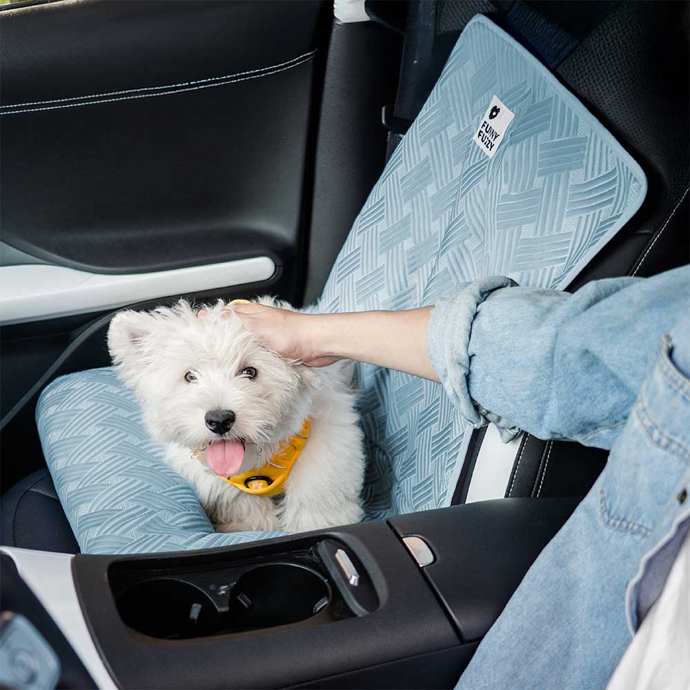 Cooling Large Dog Car Seat Bed for Back Seat Travel