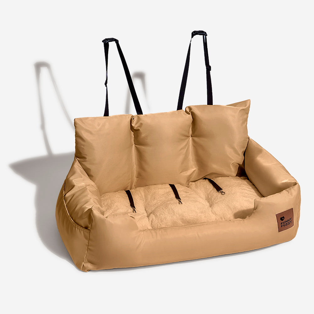 Bolster Dog Back Seat Bed for Medium and Large Dogs