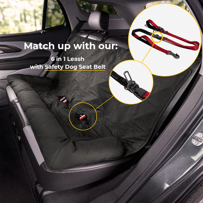 Convertible Dog Bed Car Seat Cover Super Waterproof Olive Green Standard