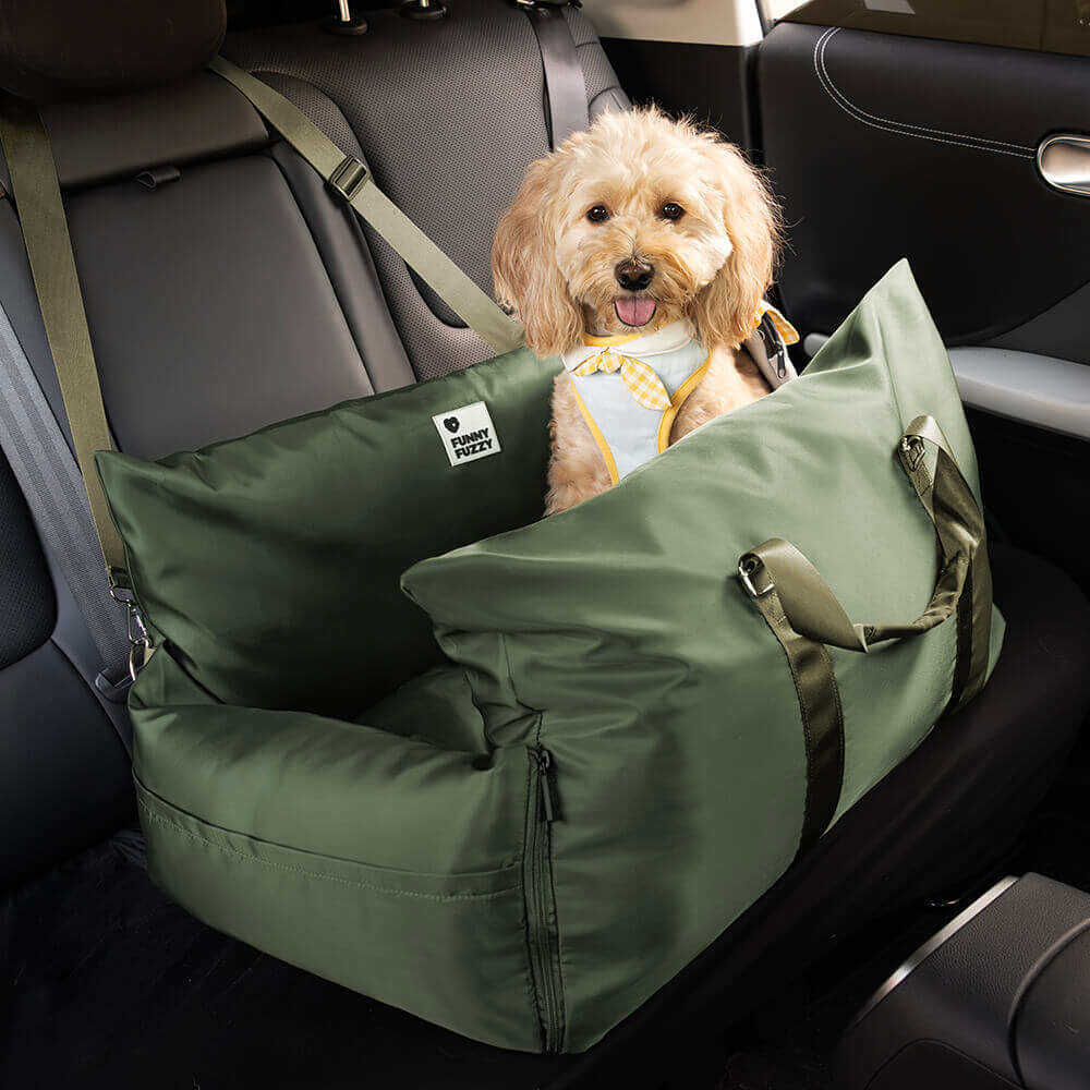 Waterproof Dog Car Seat Bed for Road Trips