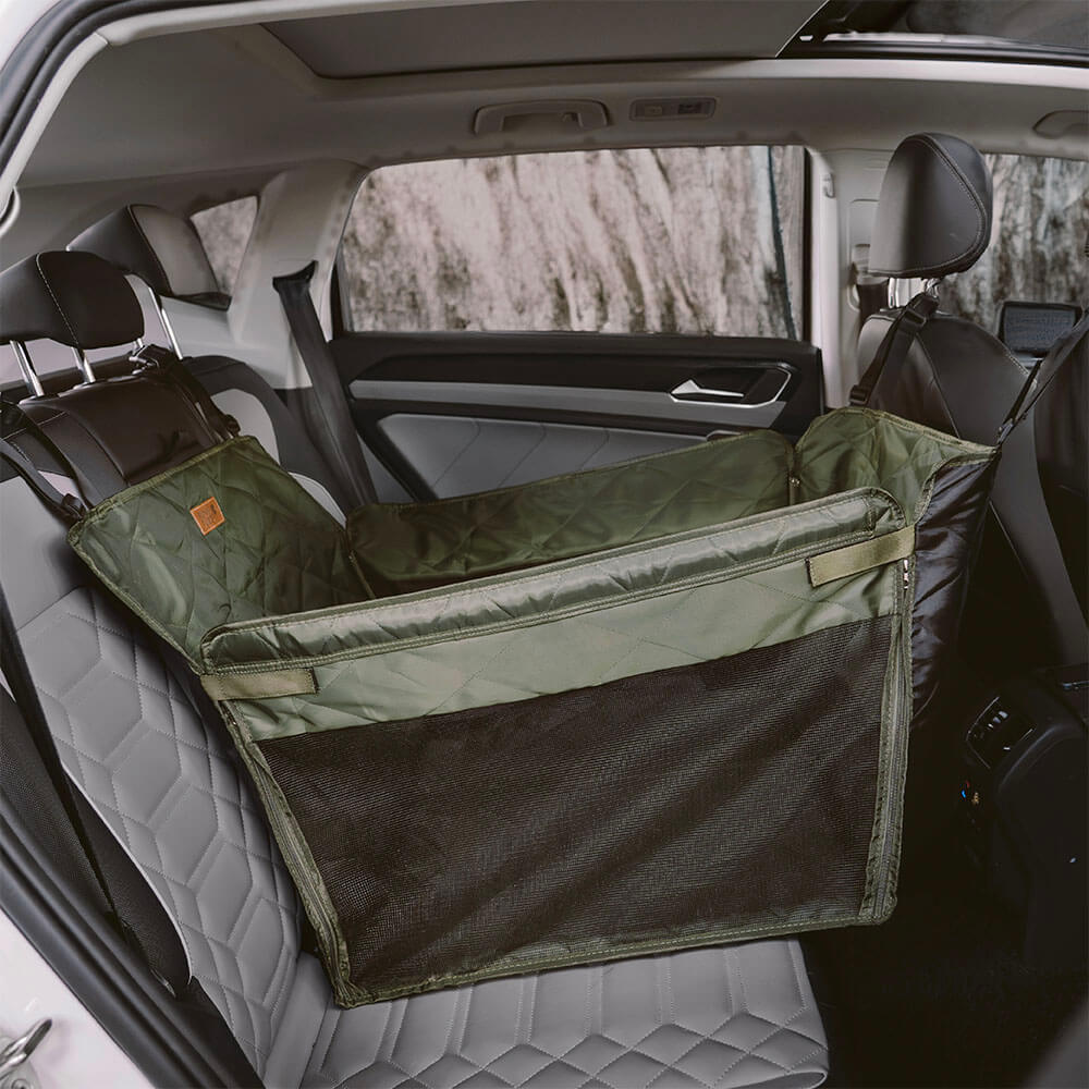 Waterproof Dog Back Seat Extender Travel Bed