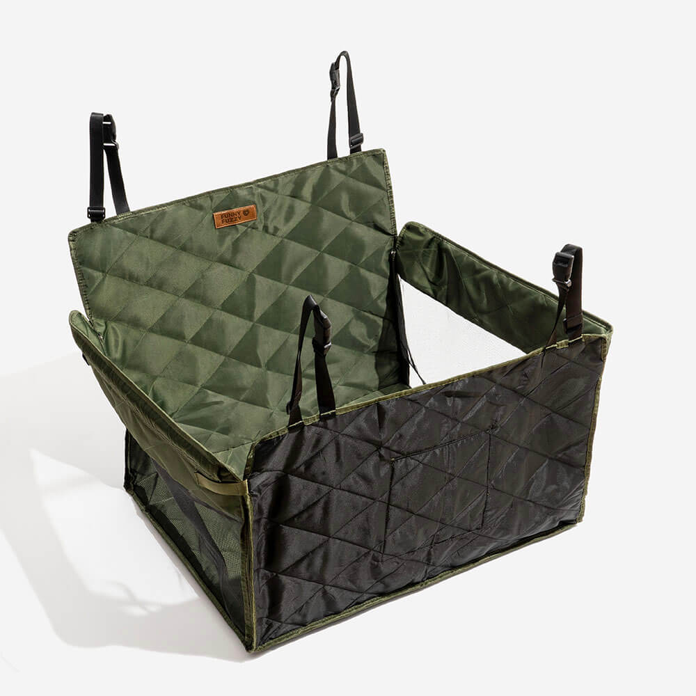 Waterproof Dog Back Seat Extender Travel Bed