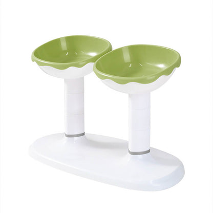 Adjustable Raised Double Pet Bowl
