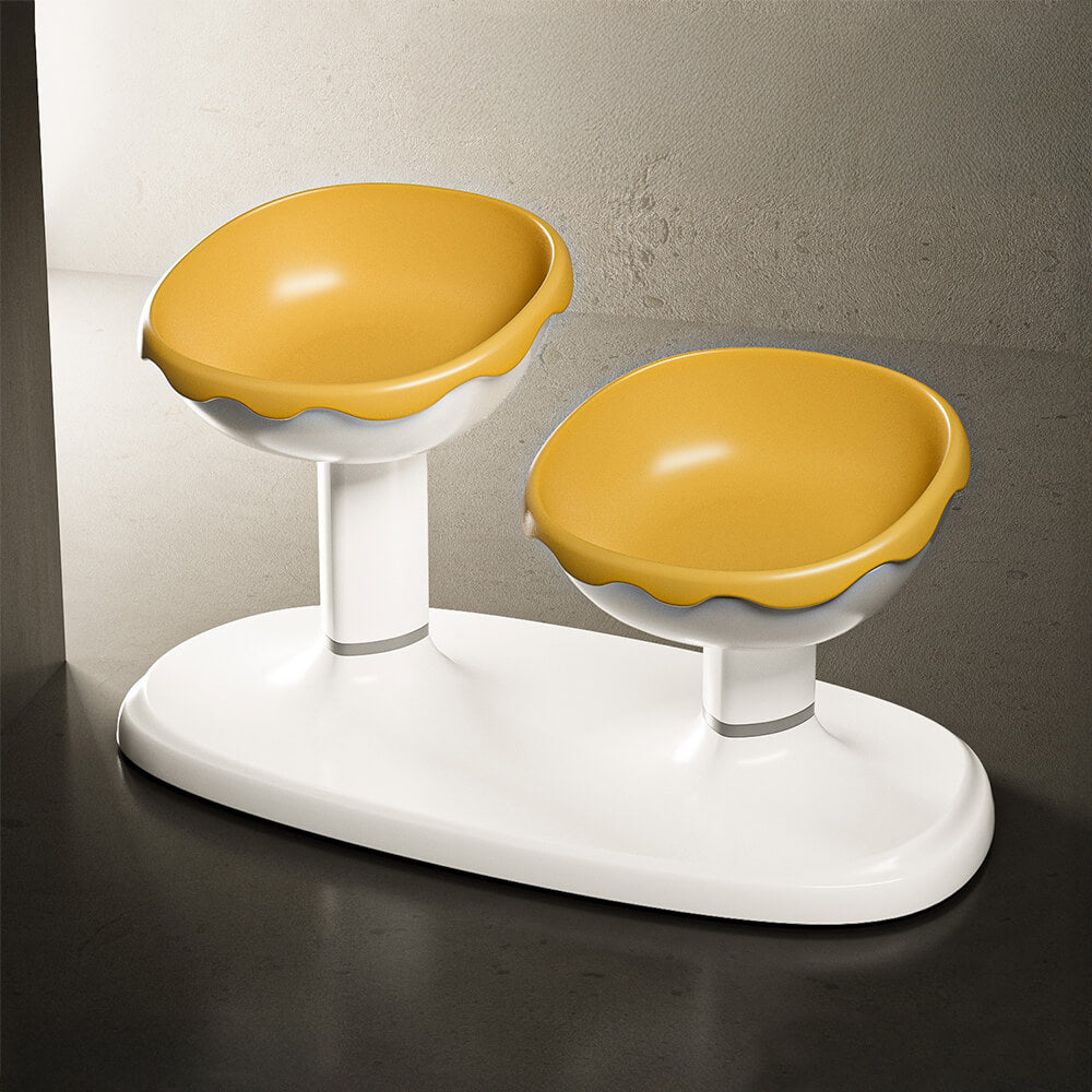 Adjustable Raised Double Pet Bowl