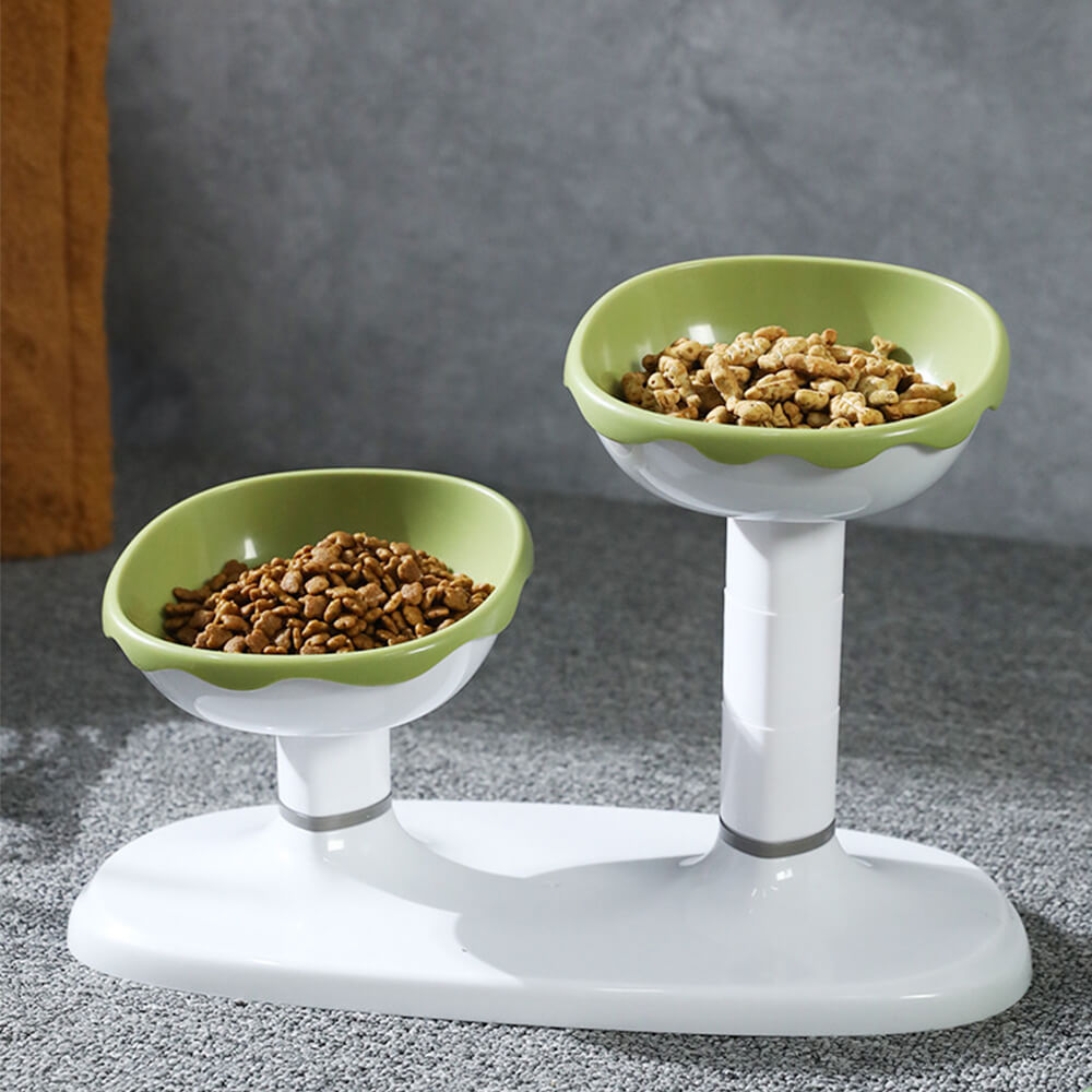 Adjustable Raised Double Pet Bowl