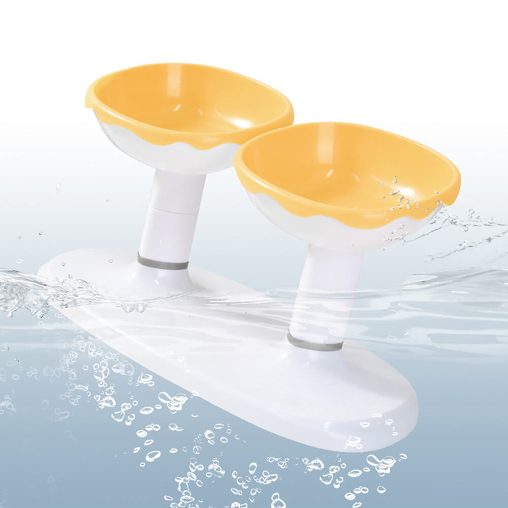 Adjustable Raised Double Pet Bowl