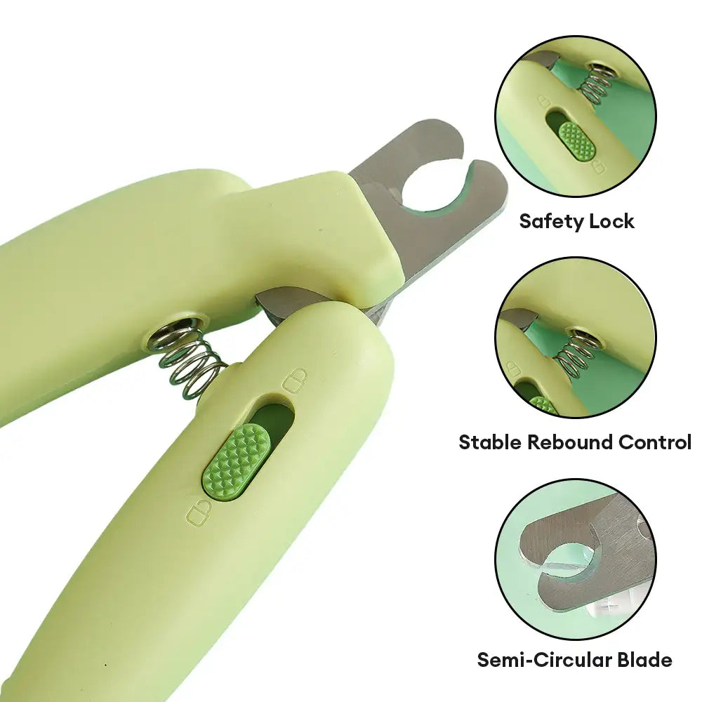Banana-Shaped Dog Nail Clippers Purple