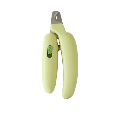 Banana-Shaped Dog Nail Clippers Green