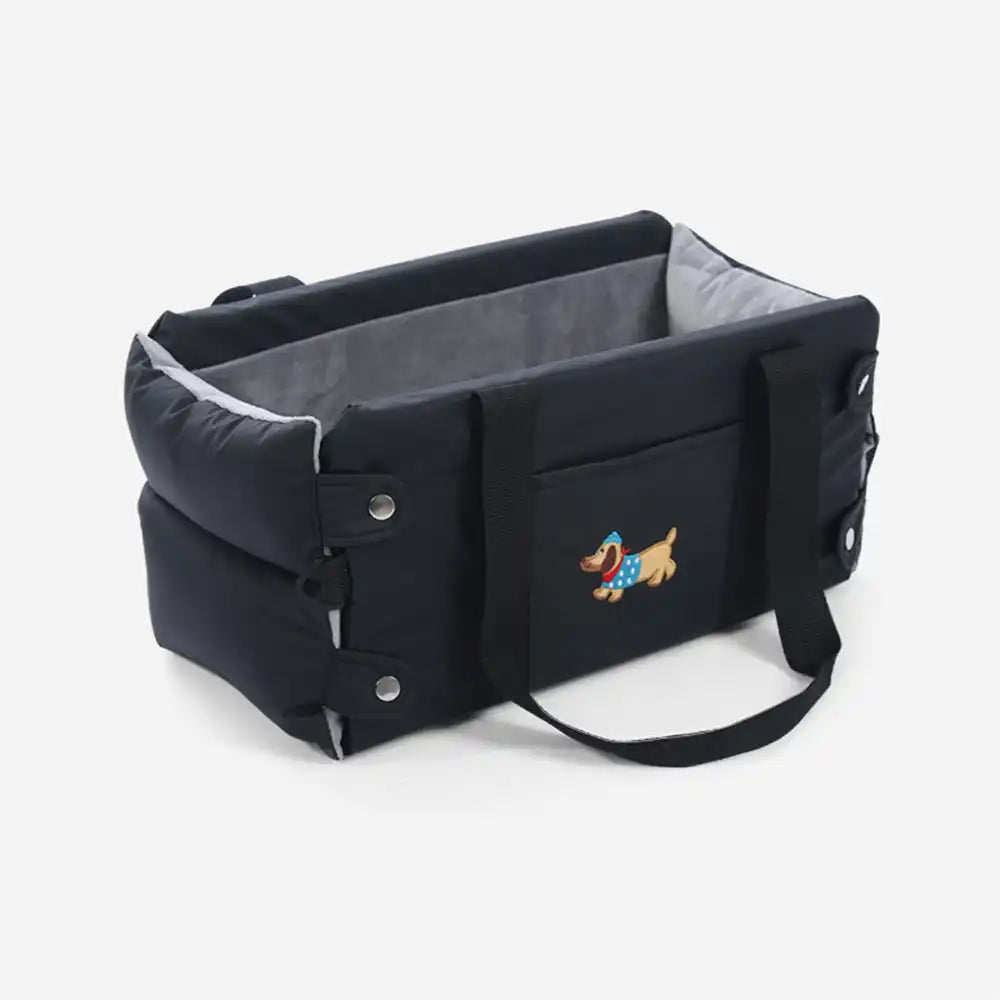Waterproof Faux Leather Center Console Pet Car Seat