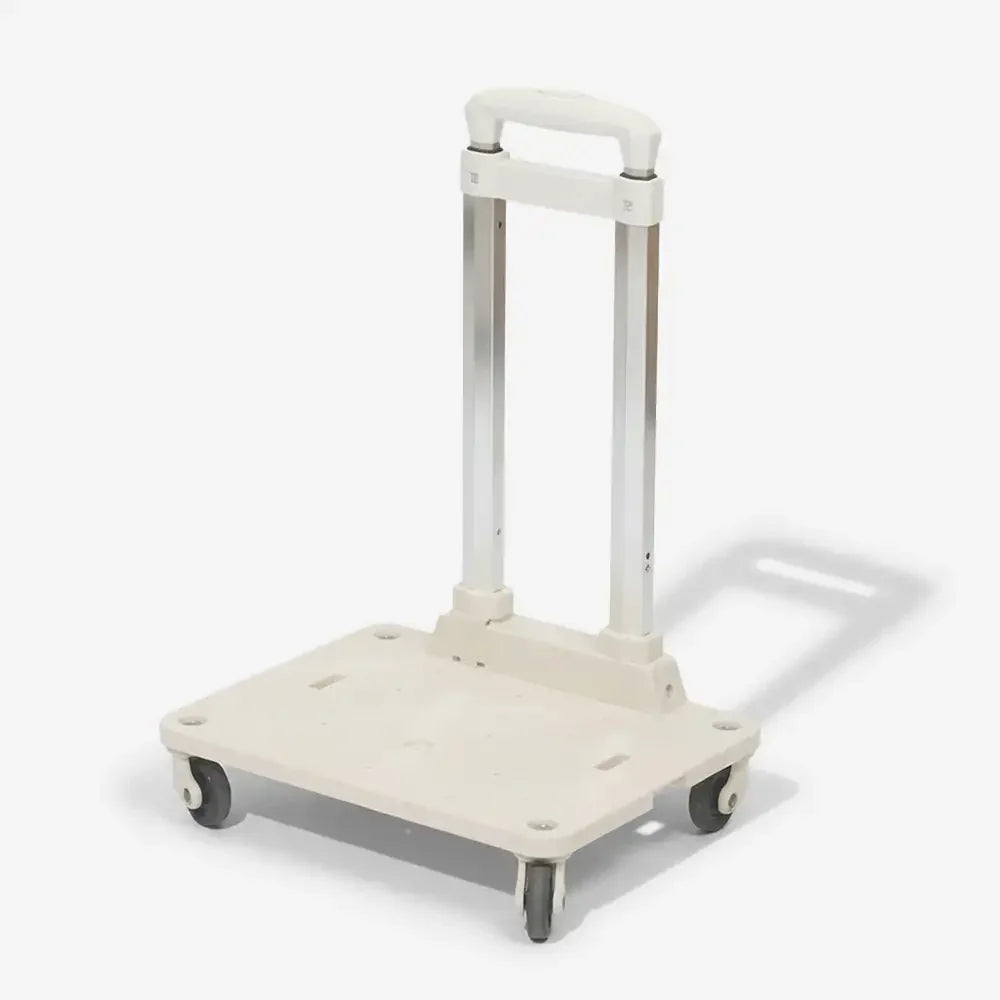 Double-Layer Foldable Cat Carrier with Trolley