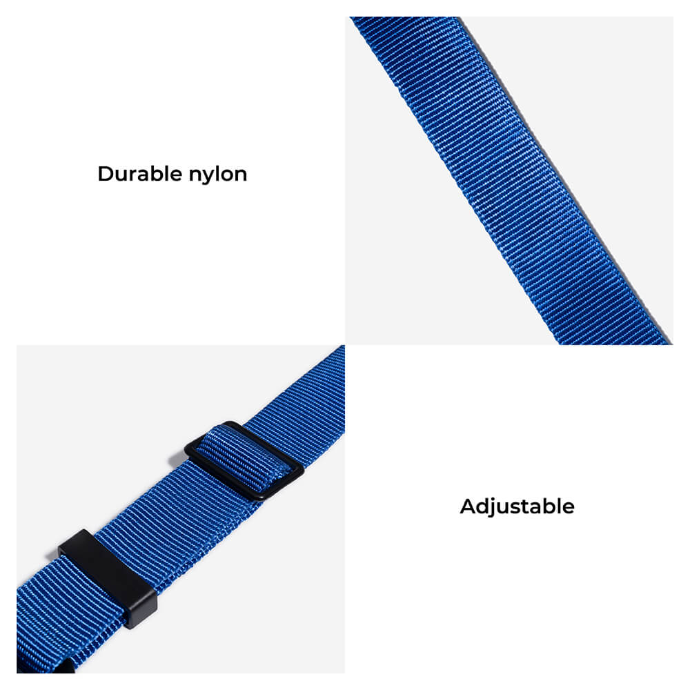 Adjustable Dog Car Seat Belt with Shock Absorber Navy+Harness XS