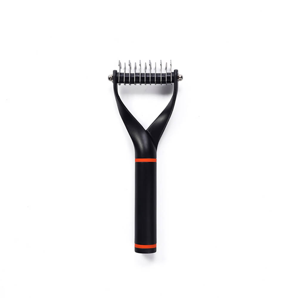 Double-Sided Pet Dematting Comb Rake