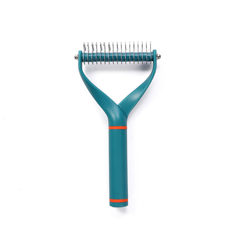 Double-Sided Pet Dematting Comb Rake