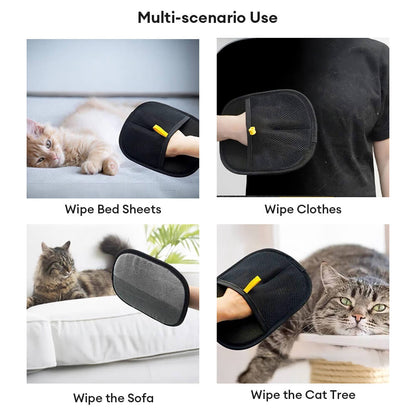 Dual-Sided Pet Hair Removal Glove