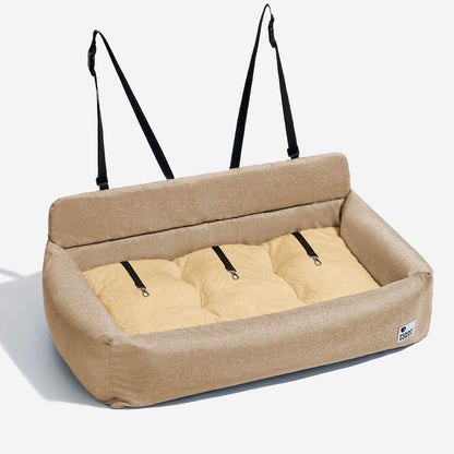 Washable Bolster Dog Back Seat Bed