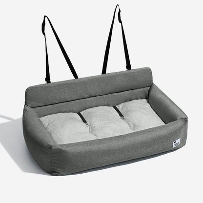 Washable Bolster Dog Back Seat Bed